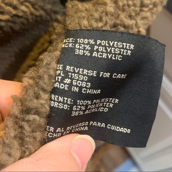 Weatherproof Garment Light Brown Microsuede Sherpa Jacket size XL - Picture 8 of 10